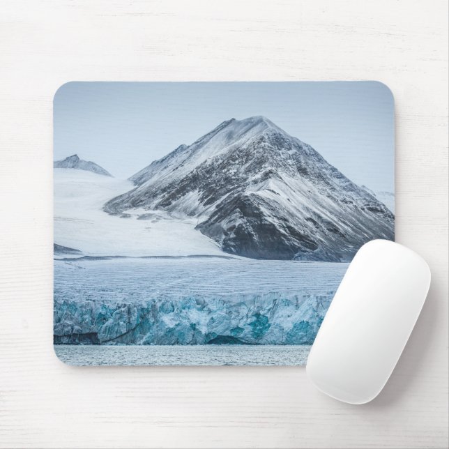 Tapis De Souris Glacier de Spitsbergen Svalbard (Avec souris)