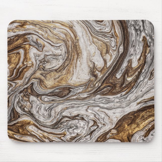 Tapis De Souris glamor 001 couleur brun liquide (Devant)