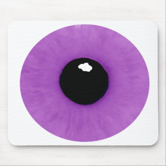 Tapis De Souris Globe oculaire mauve-clair Mousepad
