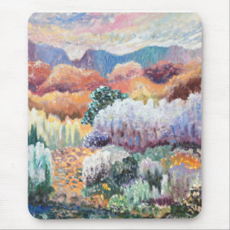 Tapis De Souris Gloire du désert - Peinture paysagère Cool et colo