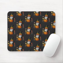 Tapis de souris Gnome Halloween
