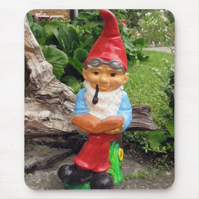 Tapis De Souris Gnomes de jardin (Devant)