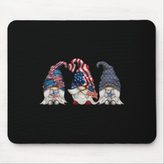 Tapis De Souris Gnomes Patriotes 4 Juillet Drôle Gnome Amour Amer