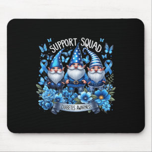 Tapis De Souris Gnomes Support Squad Blue Gnomes Diabetes Awards