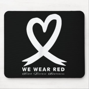 Tapis De Souris Go Red En Février Sensibilisation aux maladies car