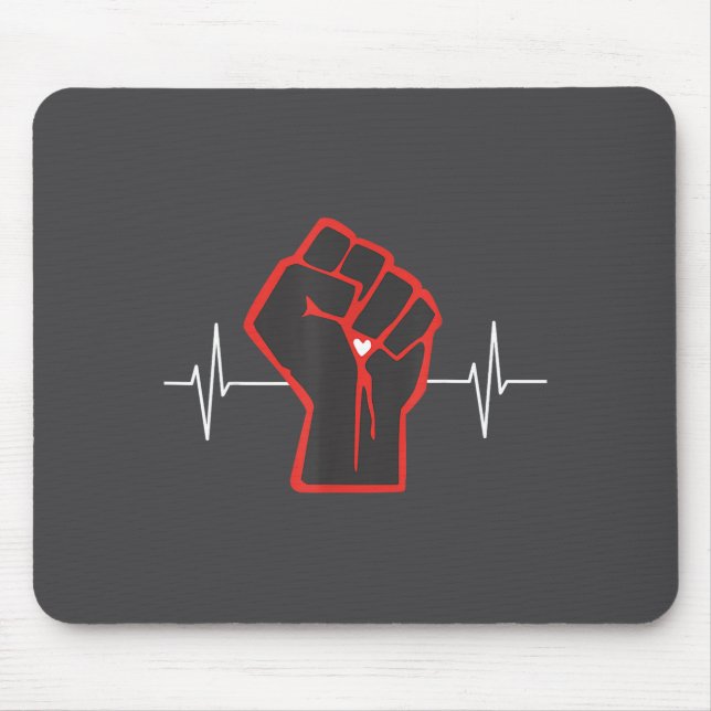 Tapis De Souris Go Red Heart Disease Awareness Month  (Devant)