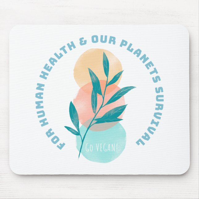 Tapis De Souris Go Vegan (Devant)