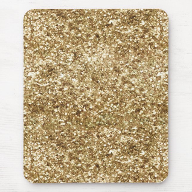 Tapis De Souris Gold Confeti Glitter (Devant)