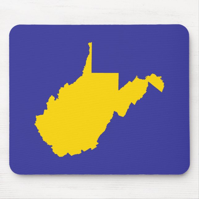 Tapis De Souris Gold et Blue West Virginia (Devant)