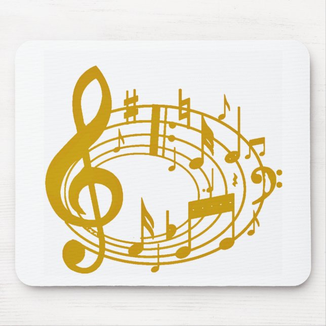 Tapis De Souris Gold Notes_ (Devant)