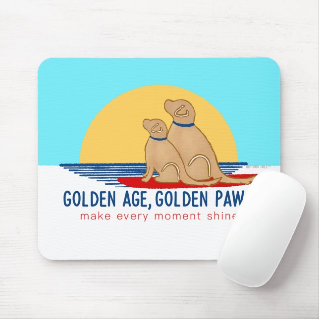 Tapis De Souris Golden Age, Golden Paks Magnet voiture (Avec souris)
