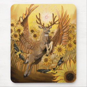 Tapis De Souris Golden Feilds Mule Deer