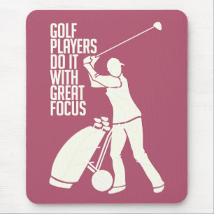 Tapis De Souris GOLF PLAYER mousepad personnalisé