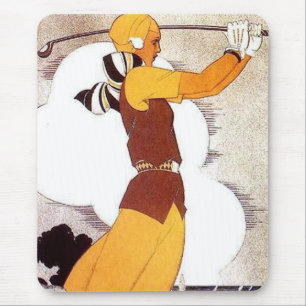 Tapis De Souris Golfeur de femme
