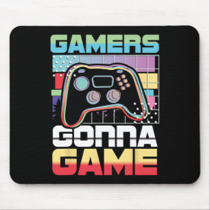 Tapis De Souris Gonna Game Vidéo Joueur Jouer Drôle