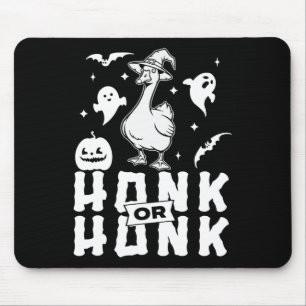 Tapis De Souris Goose Halloween Conception De Sorcière Éffrayante