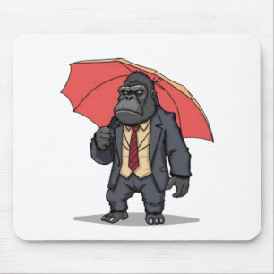 Tapis De Souris Gorilla en costume