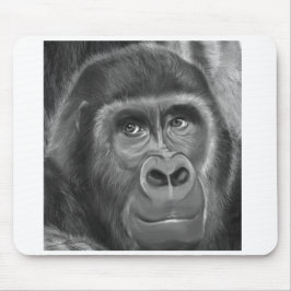 Tapis De Souris Gorilla sucking fingers MousePad2  指しゃぶりのゴリラトートバッグ