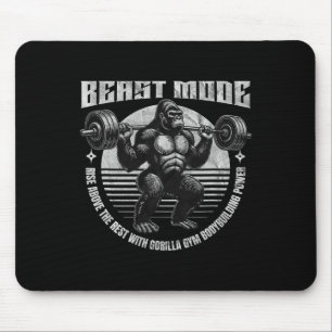 Tapis De Souris Gorille soulève haltère - Forme physique