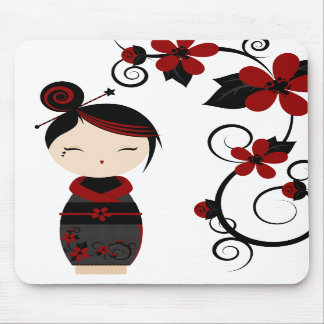Tapis de souris gothique de Kokeshi