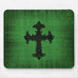 Tapis de souris gothique vert
