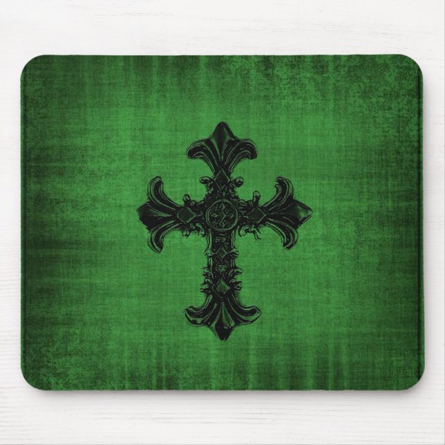 Tapis de souris gothique vert (Devant)