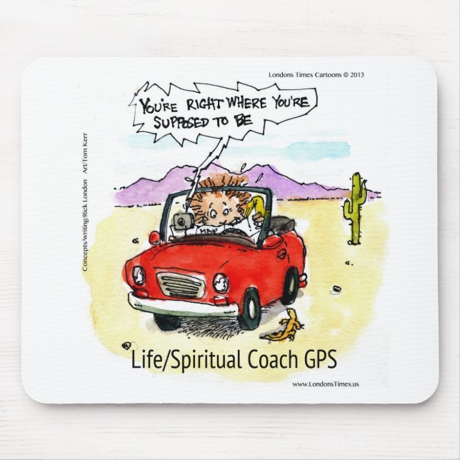 Tapis De Souris GPS Life Coach (Devant)