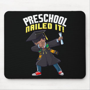 Tapis De Souris Graduation 2025 Preschool Ncloué Il Dabbing Noir