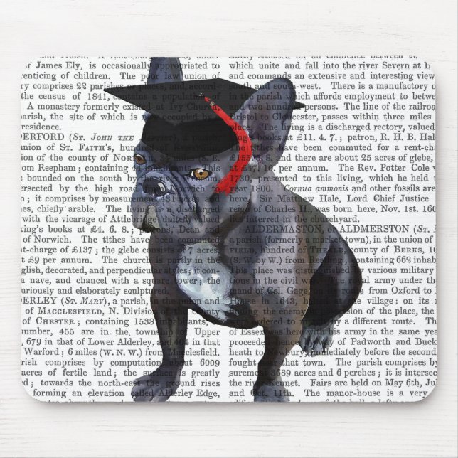 Tapis De Souris Graduation French Bulldog (Devant)