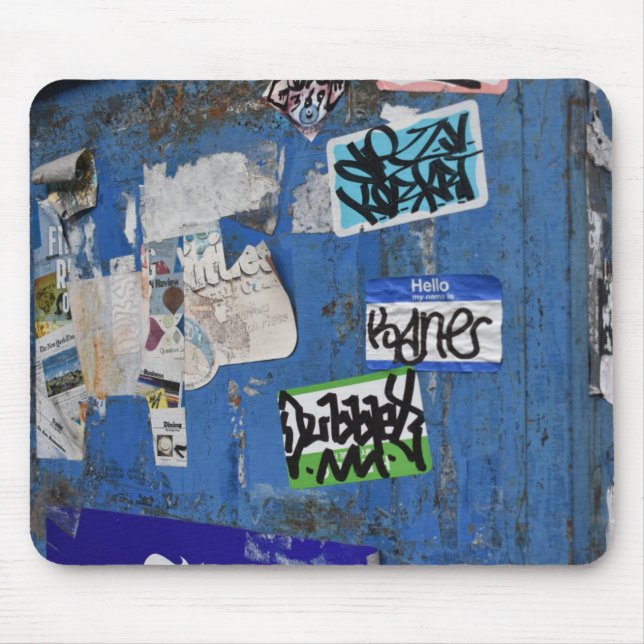 Tapis De Souris Graffiti New York City Urban Street Photographie N (Devant)