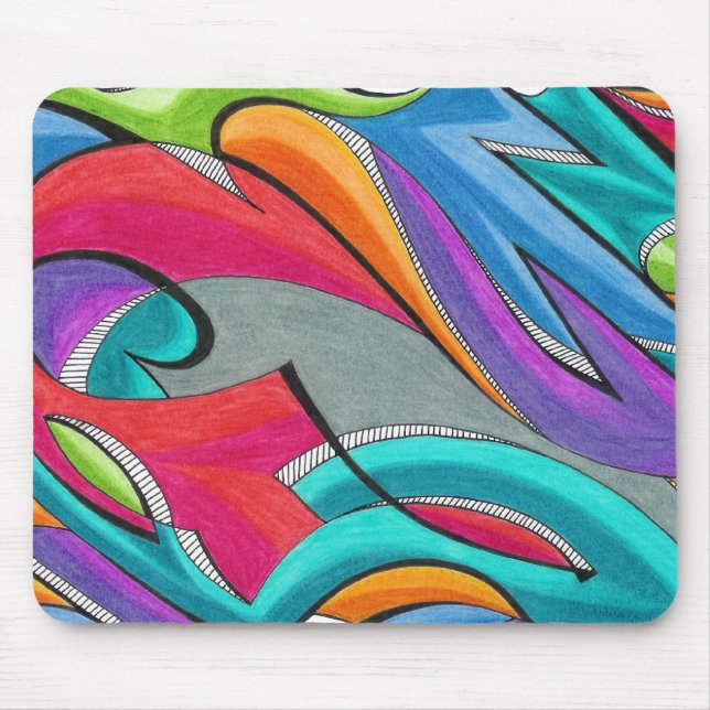 Tapis De Souris Graffiti | personnalisable (Devant)