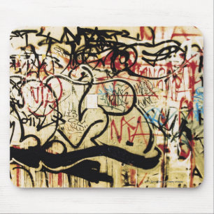 Tapis De Souris Graffiti sur un mur