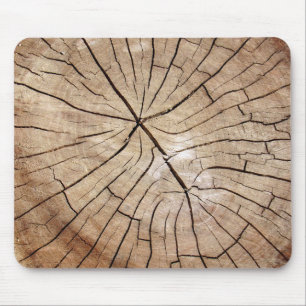 Tapis De Souris Grain en bois criqué Mousepad