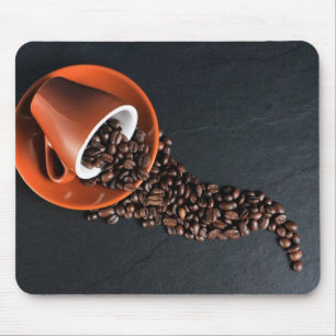 Tapis De Souris Grains de café et tasse