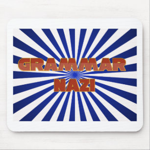 Tapis De Souris Grammar Nazi