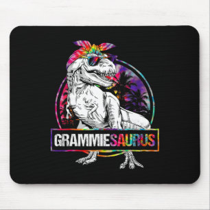 Tapis De Souris Grammiesaurus Dinosaure Grammie Saurus Tissu à Mot