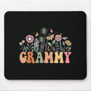 Tapis De Souris Grammy Wildflower Fleuriste Anniversaire Baby Show