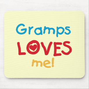 Tapis De Souris Gramps m'aime T-shirts et cadeaux