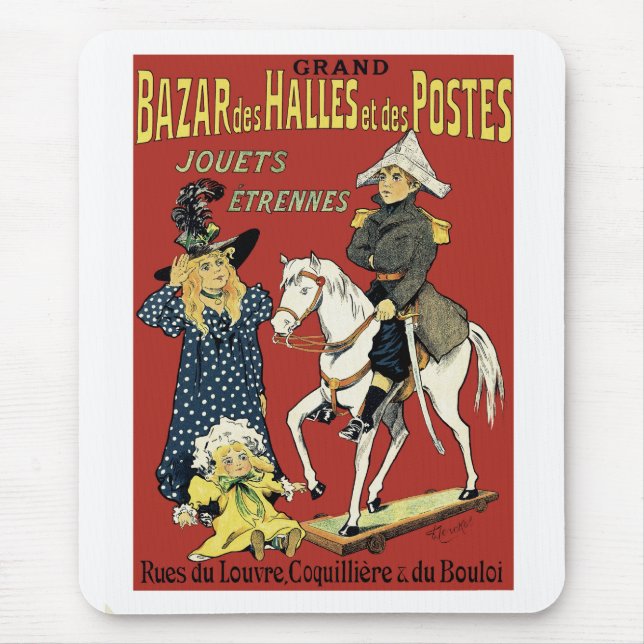 Tapis De Souris Grand Bazar des Halles et de Postes (Devant)