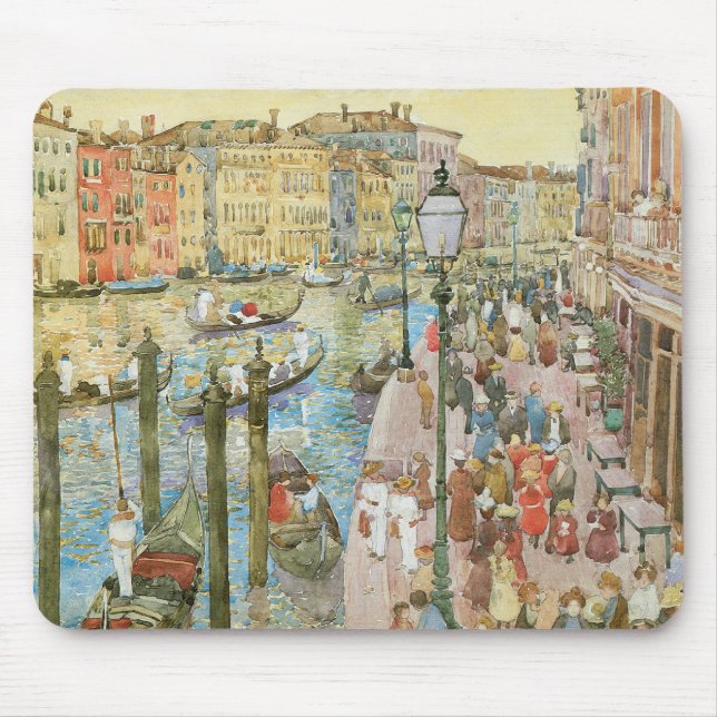 Tapis De Souris Grand Canal, Venise par Maurice Prendergast (Devant)