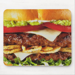 Tapis De Souris Grand cheeseburger juteux