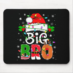 Tapis De Souris Grand frère Santa annonce d'un nouveau frère frère