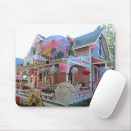Tapis De Souris Grand Illumination en rose - Vignoble de Martha