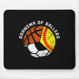 Tapis De Souris Grand-Mère De Ballers Amusants Sodo-Basket-Ball