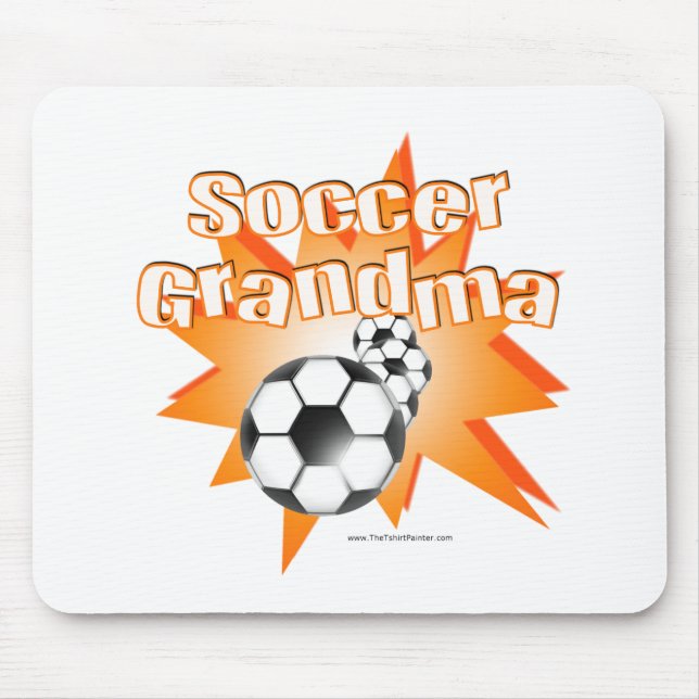 Tapis De Souris Grand-mère de football (Devant)