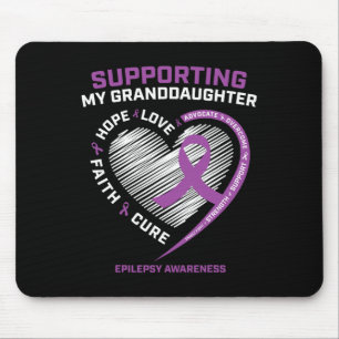 Tapis De Souris Grand-mère Grand-père Cadeau Purple Grandgirl Epil