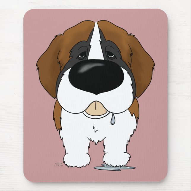 Tapis De Souris Grand nez St Bernard (Devant)