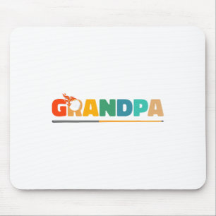 Tapis De Souris Grand-pa Billiard Pool Cue 8-ll Billard - Billard