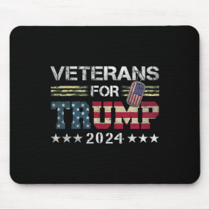 Tapis De Souris Grand-Père Anciens Combattants Pour Trump 2024 Dra
