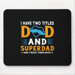 Tapis De Souris Grand-père Cadeau Papa Et Super Papa
